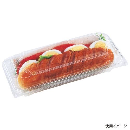 フードパック SA-433-45(V) エフピコ 透明なパッケージに入った商品が上から見える状態