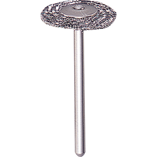 平型ﾌﾞﾗｼ(軸径3mm､外径φ20mm) ｽﾃﾝﾚｽ 1本画像