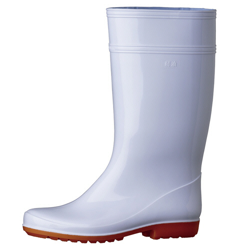 作業長靴 ﾜｰｸｴｰｽ W2000 ﾎﾜｲﾄ 24.5cm 1足画像