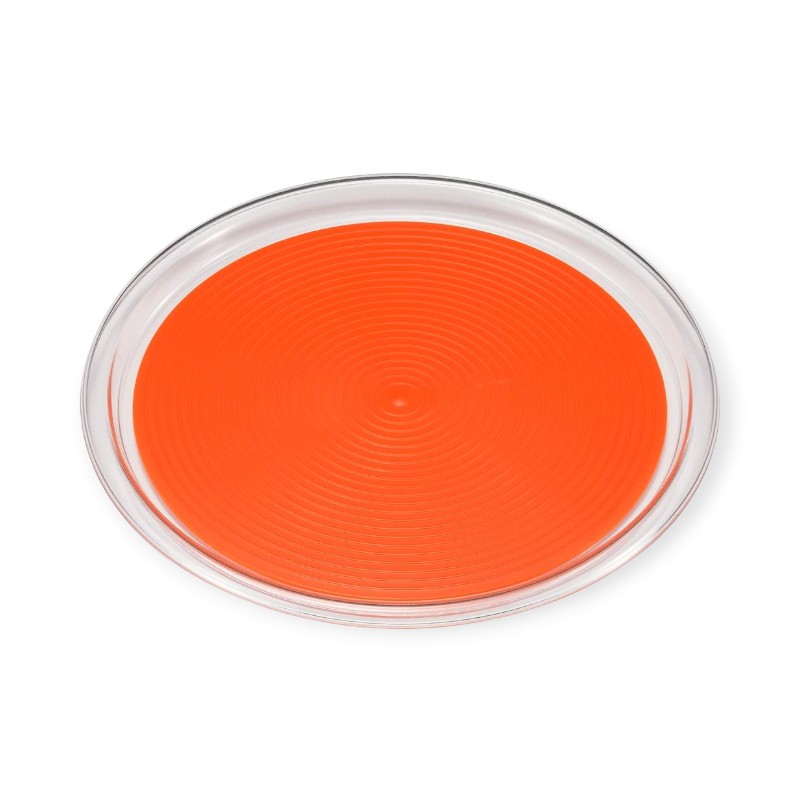 サービス用品 MT-1054 クリアマジックトレー丸 大 オレンジ画像