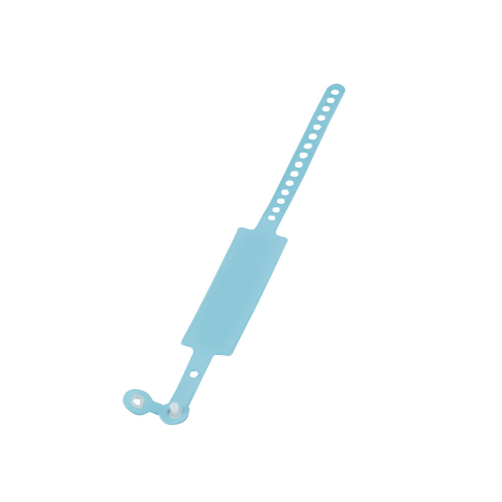 入院患者識別バンド 無地 ブルー 1袋（100本入）