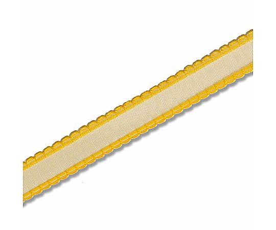 HEIKO ピコットリボン 15mm幅×20m巻 黄色画像