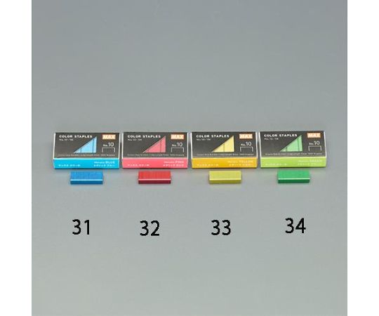 [10号] ホッチキス針 (1000本/ﾒﾀﾘｯｸﾋﾟﾝｸ)画像