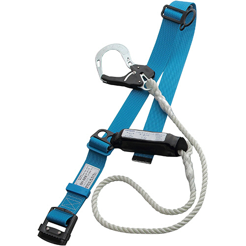 墜落制止用器具 胴ﾍﾞﾙﾄ型 ﾛｰﾌﾟ式 ﾗｲﾄﾌﾞﾙｰ 1本画像