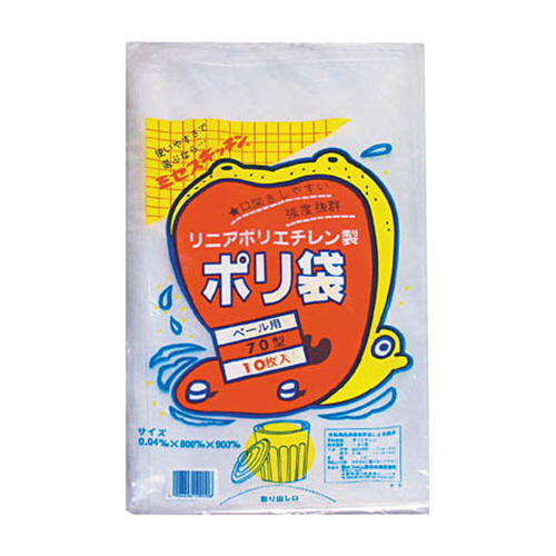積水 70型ﾎﾟﾘ袋 透明 #6 1ﾊﾟｯｸ(10枚)画像