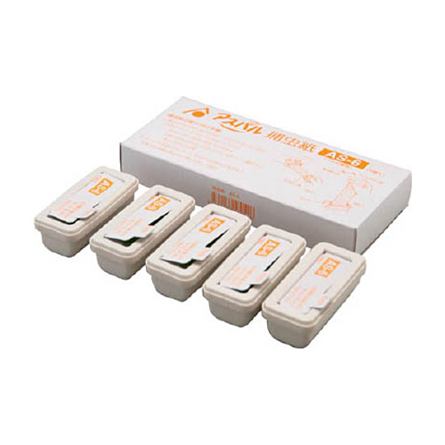 朝日 ﾑｼﾎﾟﾝｶｰﾄﾘｯｼﾞ5個入 白 MP-061用 1箱(5個)画像