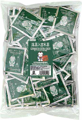 抹茶入玄米茶ティーバッグ　２．５ｇ　１００バッグ入画像