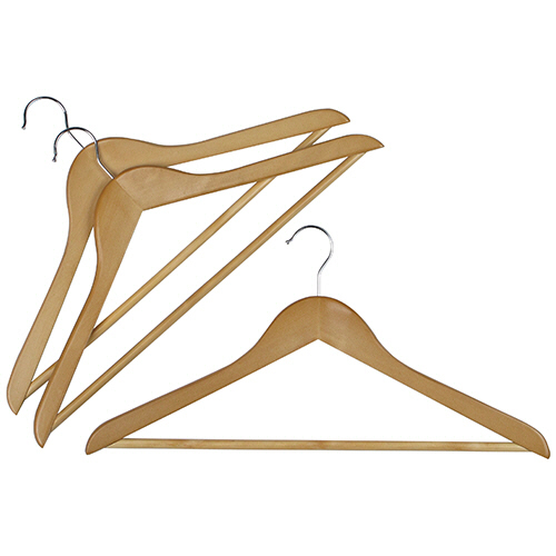 木製ﾊﾝｶﾞｰ 1ﾊﾟｯｸ(3本)