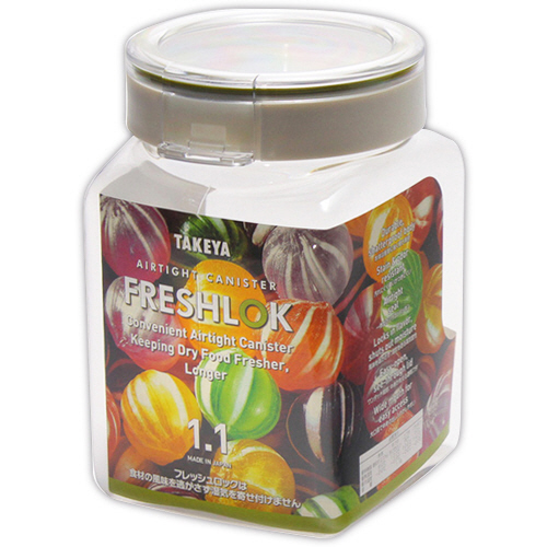 TAKEYA ﾌﾚｯｼｭﾛｯｸ 角型 1100mL 1個画像