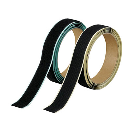 ﾏｼﾞｯｸﾃｰﾌﾟ 弱粘着 25mm×1m 黒 1ｾｯﾄ画像