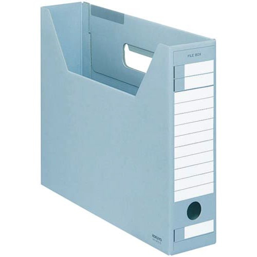 ファイルボックス　Ｄタイプスリム　Ａ４横　青　５個画像