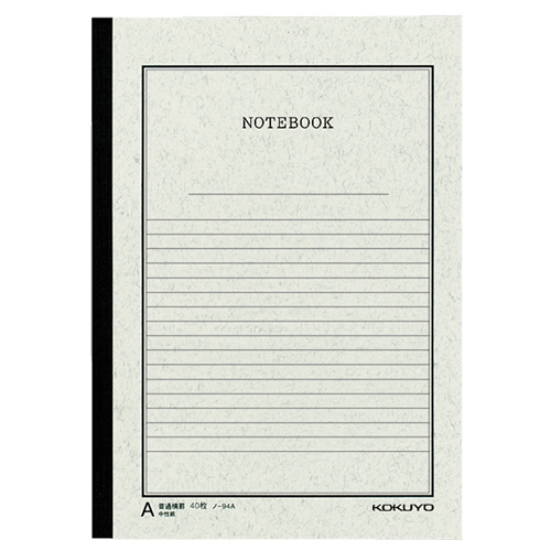 ﾉｰﾄﾌﾞｯｸ(事務用) ｾﾐB5 A罫 40枚 1ｾｯﾄ(20冊)画像