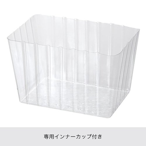 ラッピング用品 REN-HGTM レーヌ貼箱ギフトトレイ-M(4個) ヘッズ パッケージ内に収められた四角いトレイの並びやや傾斜した状態