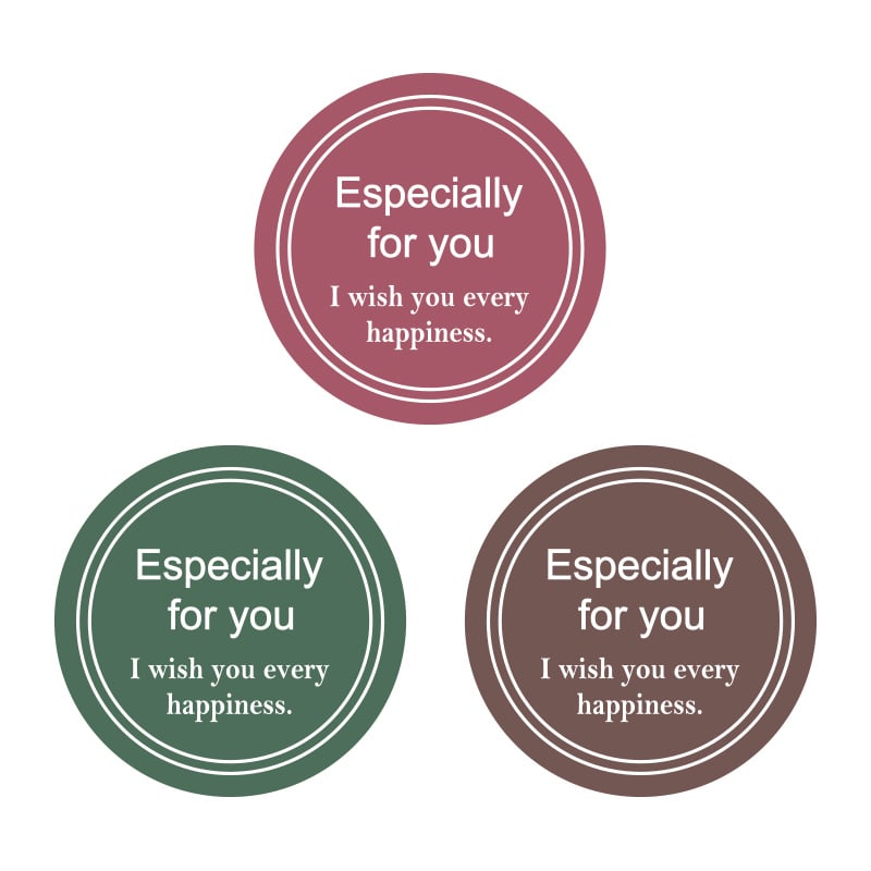 業務用ギフトシール　スタイリッシュＣ　ナチュラル画像