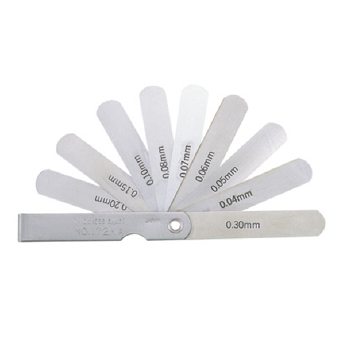 ｽｷﾏｹﾞｰｼﾞ 12.7幅 長さ100 範囲0.04-3.00mm 1個画像