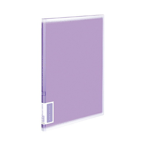 クリヤーブックコロレー固定式Ａ４ポケット紫Ｘ３画像