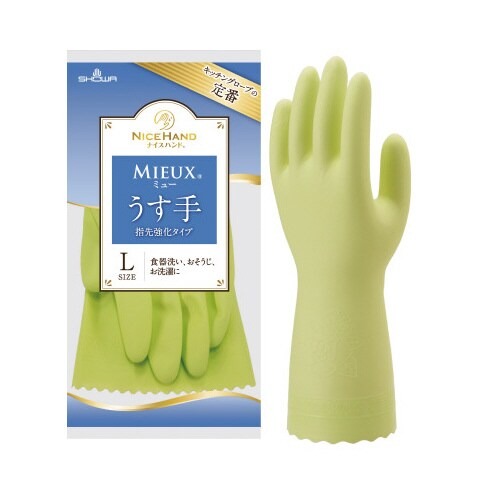 ナイスハンドミュー　薄手　Ｌ　グリーン　１０双画像