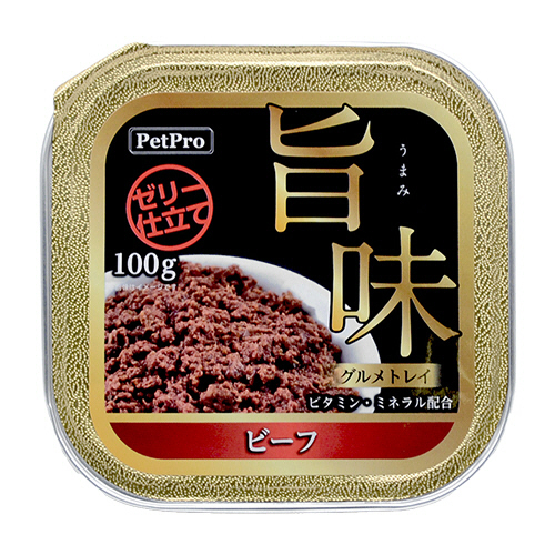 PetPro 旨味ｸﾞﾙﾒﾄﾚｲ ﾋﾞｰﾌ 100g 1個画像