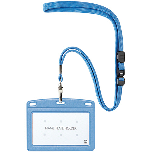 吊下げ名札 ﾚｻﾞｰ調 ﾖｺ名刺ｻｲｽﾞ 空 1ｾｯﾄ(10個)画像