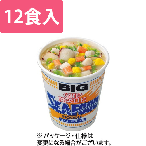 ビッグカップヌードル　シーフード　105g　1ケース(12食)画像