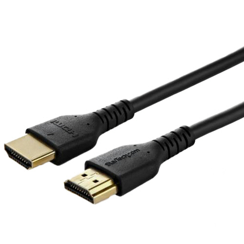 ﾌﾟﾚﾐｱﾑﾊｲｽﾋﾟｰﾄﾞHDMI 2.0ｹｰﾌﾞﾙ ｲｰｻﾈｯﾄ対応 1.5m 4K/60Hz ｵｽ-ｵｽ ﾌﾞﾗｯｸ 1本