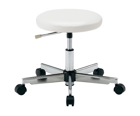 カラフルラウンドチェア　ホワイト画像