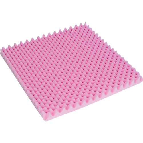 波状加工ｳﾚﾀﾝｽﾎﾟﾝｼﾞｼｰﾄ 帯電防止 40厚 500×500mm 1枚画像