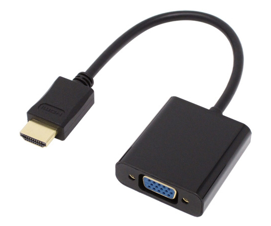 HDMI-VGA変換ケーブル 約25cm（コネクタ含む）画像
