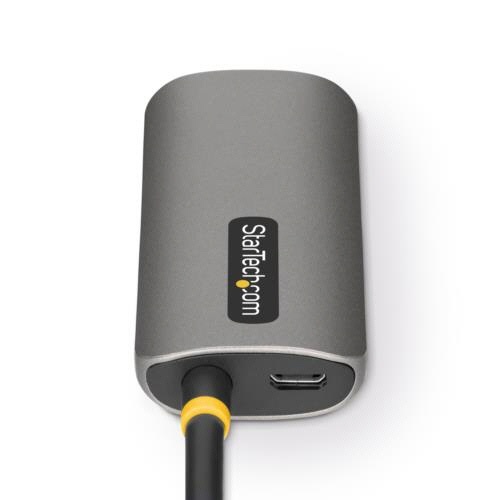 HDMI　2.1-DisplayPort　1.4変換ケーブル　30cm　スペースグレー/ブラック　1本 ケーブルの両端がはっきり見える状態で、色はスペースグレーとブラックの組み合わせ。