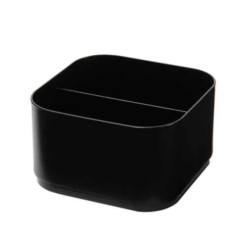 小物入れ 約 幅13×奥行13×高さ7cm ナチュラ インボックス ナノ S 浅型 ブラック画像