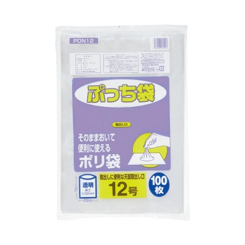 ぷっち袋規格袋１２号厚み０．０２ｍｍ１００枚画像