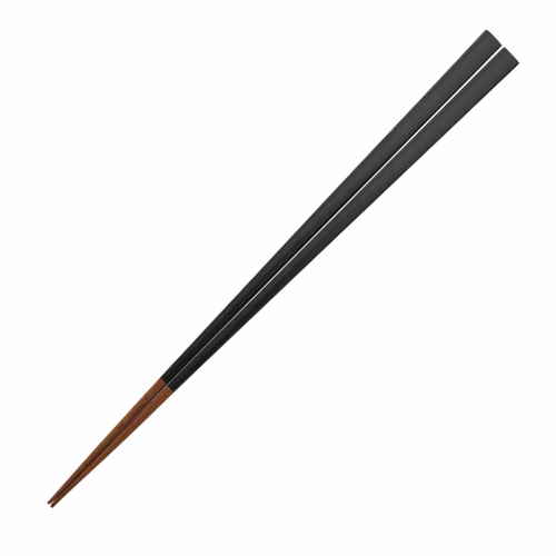 箸 23cm 太 Cocochi 天然木 黒画像