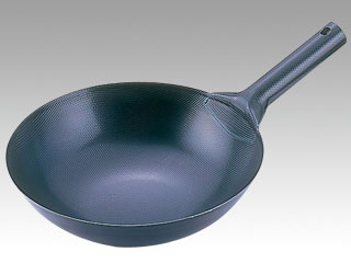 中華用品 SAスーパーエンボス加工 超鉄鍋 北京鍋33cm画像