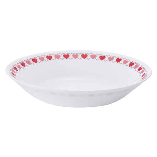 ボウル 21.5cm Pyrex Milk Glass パイレックス 強化ガラス スイートハート画像