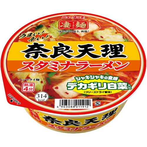 ﾆｭｰﾀｯﾁ 凄麺 奈良天理ｽﾀﾐﾅﾗｰﾒﾝ 112g 1ｾｯﾄ(36食:12食×3ｹｰｽ)画像