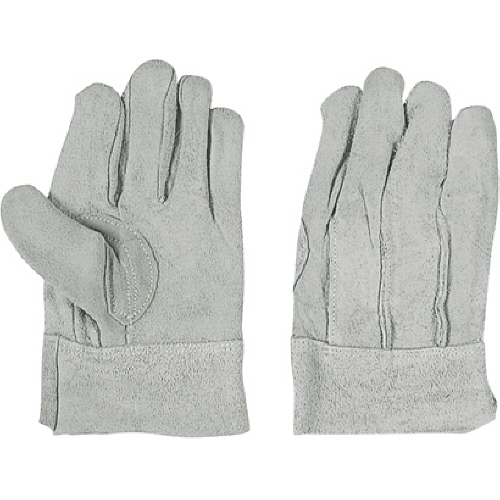 おたふく 牛床革背縫い内綿手袋 L 1双画像