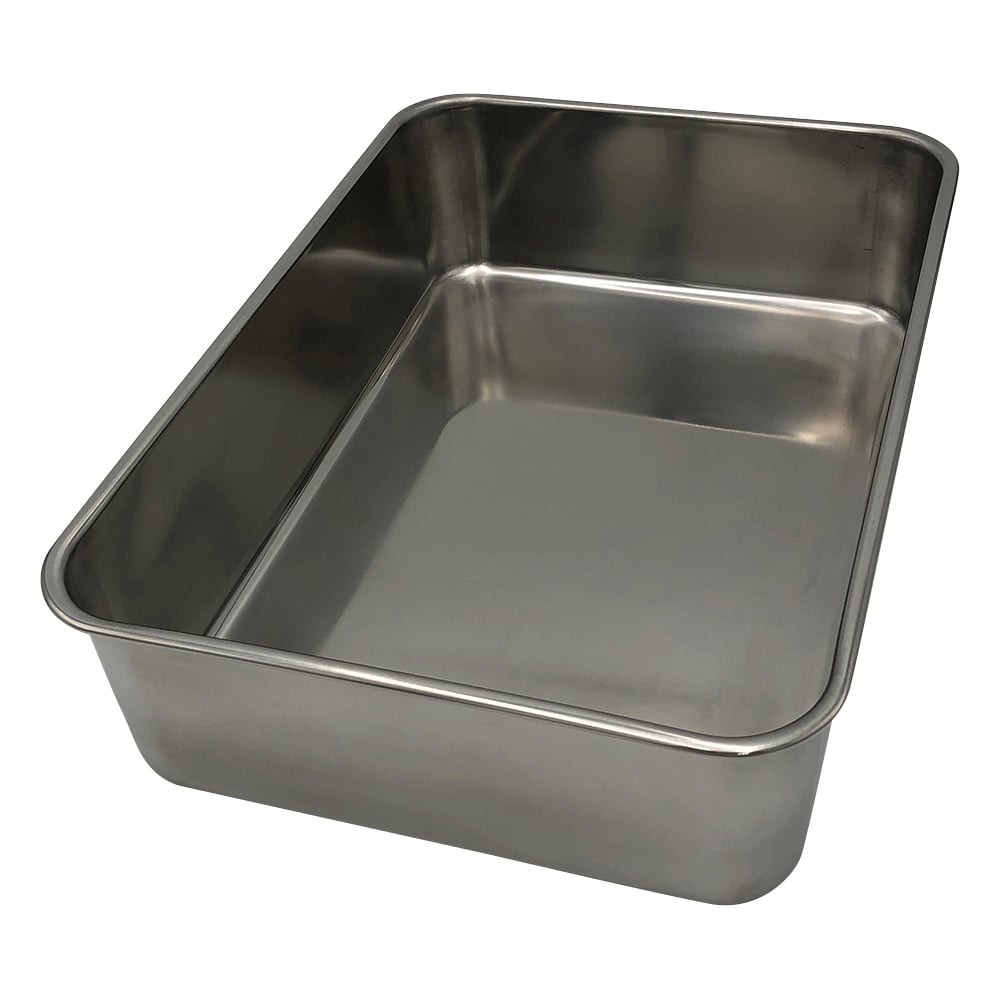 ステンレス深型組バット 未滅菌 フッ素コートあり 9号 362×257×92mm画像