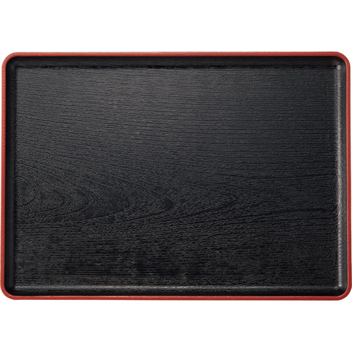 えびす盆 黒天朱 尺4寸 1枚画像