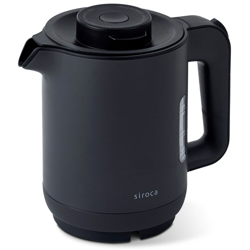 蒸気ｾｰﾌﾞ機能搭載 電気ｹﾄﾙ 0.8L ﾌﾞﾗｯｸ 1台画像