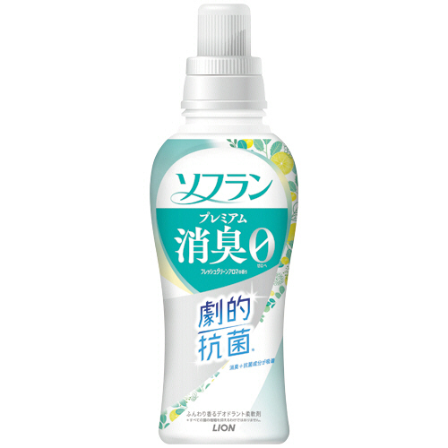 ｿﾌﾗﾝ ﾌﾟﾚﾐｱﾑ消臭 ﾌﾚｯｼｭｸﾞﾘｰﾝｱﾛﾏの香り 本体 510mL 1本画像
