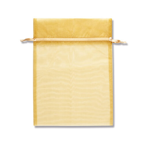 オーガンジーバッグ ＬＬ ゴールド １０枚画像