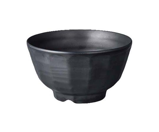 メラミン食器　キワミ鉢　15cm　TD-800-BKM　黒マット画像