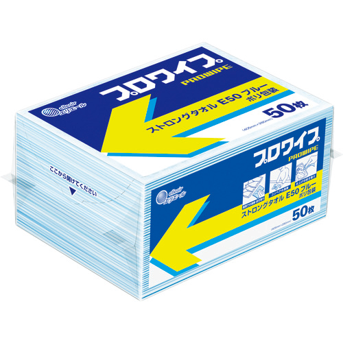 ｴﾘｴｰﾙ ﾌﾟﾛﾜｲﾌﾟｽﾄﾛﾝｸﾞﾀｵﾙE50ﾌﾞﾙｰﾎﾟﾘ包装 1ｹｰｽ(24ﾊﾟｯｸ)画像