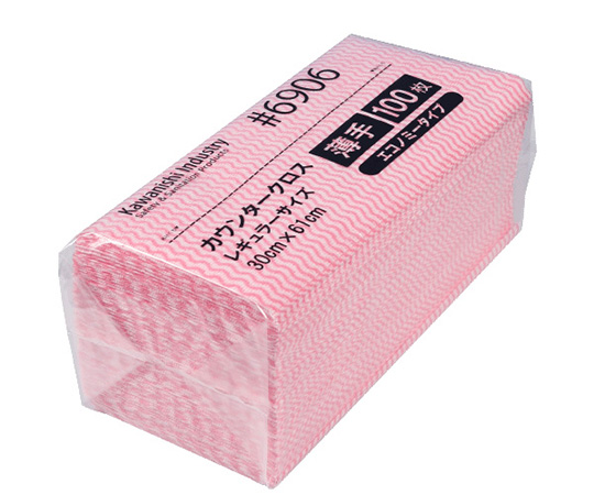 カウンタークロスエコノミー薄手レギュラー　100枚入　ピンク画像