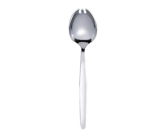 松印18-0給食用先割スプーン（穴無）　180mm