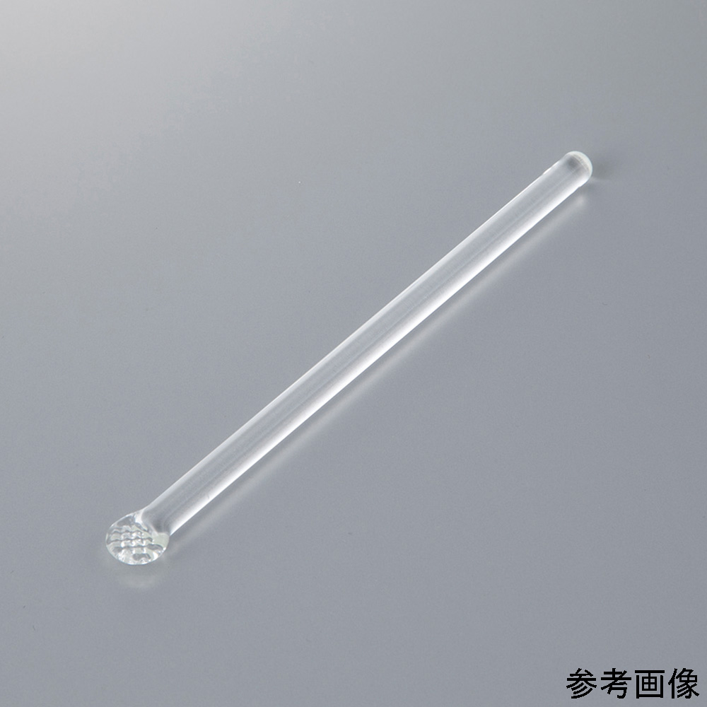 パドル付きガラス撹拌棒（パドル型）φ6×300mm 1袋（10個入）