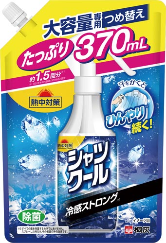 シャツクール　冷感ストロング　替３７０ｍｌ×４画像