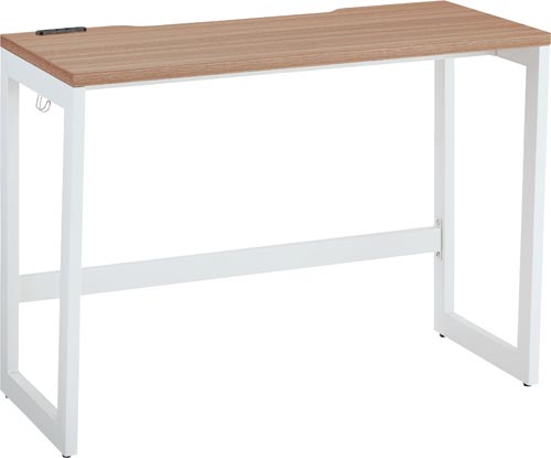 リスムデスクＤ４５０Ｗ１０００　白脚　ウォルナット