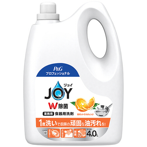 ｼﾞｮｲ W除菌 ｺﾝﾊﾟｸﾄ 贅沢ｼﾄﾗｽｵﾚﾝｼﾞ 業務用 4L 1本画像