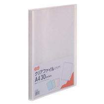 ｸﾘｱﾌｧｲﾙ A4ﾀﾃ 30ﾎﾟｹｯﾄ 背幅17mm ｸﾘｱ 1ｾｯﾄ(10冊)画像